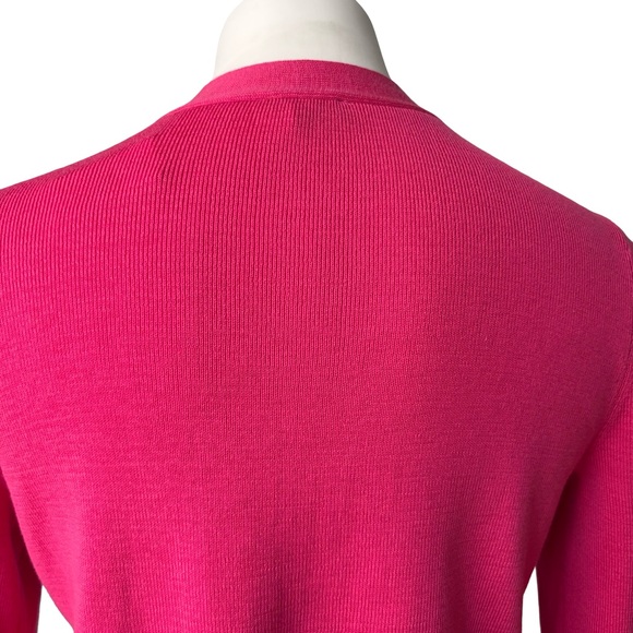 NWT, Talbots Pink Classic Dress Shrug Bolero Sweater, Sz M - Picture 9 of 14